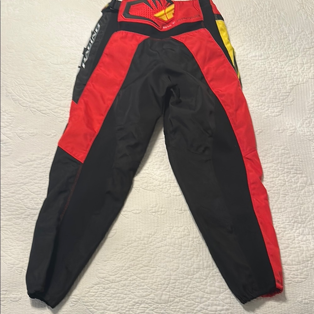 Fly Racing Red F-16 Pants - Picture 3 of 4